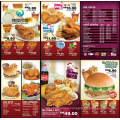 High Quality Custom Fast Food Menu / Restaurant Folded Flyer Brochure Printing